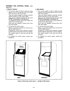 pacman joystick panel